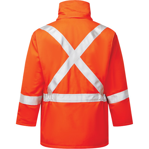 Avenger 9 oz High-Visibility Insulated Parka, Style 515, Men's, Medium (Tall), Orange Southpoint Industrial Supply