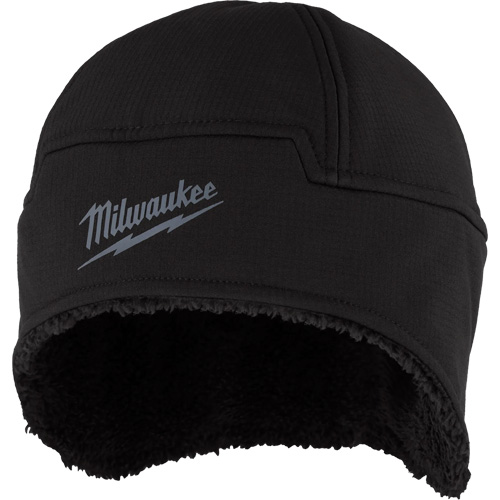 Secure Low-Profile Sherpa-Lined Beanie, Polyester Lining, Large/X-Large, Black Southpoint Industrial Supply