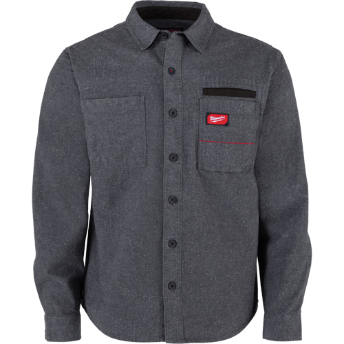 Chemise en flanelle GRIDIRON, Hommes, 3T-Grand, Gris Southpoint Industrial Supply