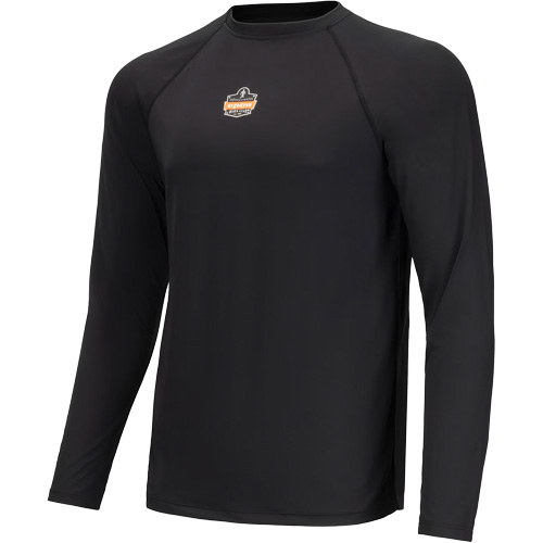 Maillots L&eacute;ger &agrave; manches longues, Hommes/Femmes, T-Grand, Noir Southpoint Industrial Supply
