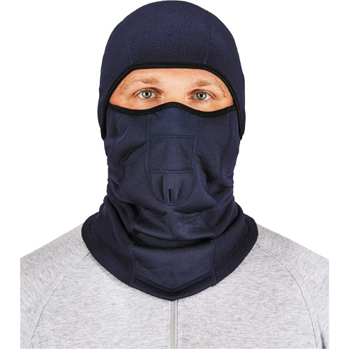 N-Ferno&reg; Wind-Proof & Hinged Balaclava Face Mask, Fleece, Navy Southpoint Industrial Supply