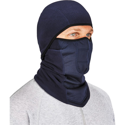 N-Ferno&reg; Wind-Proof & Hinged Balaclava Face Mask, Fleece, Navy Southpoint Industrial Supply