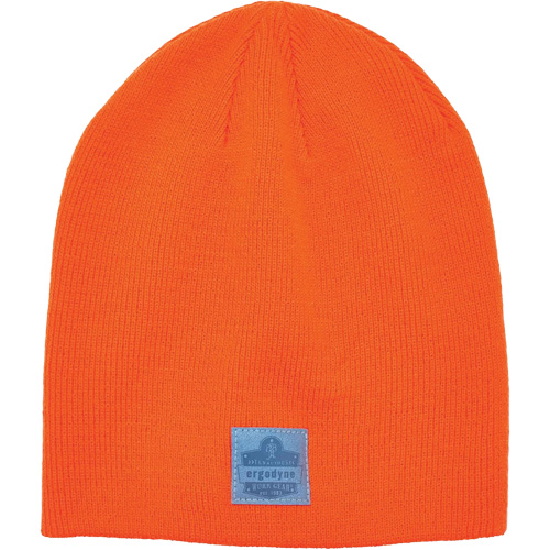 N-Ferno&reg; Rib Knit Winter Hat, Acrylic Lining, One Size, Orange Southpoint Industrial Supply