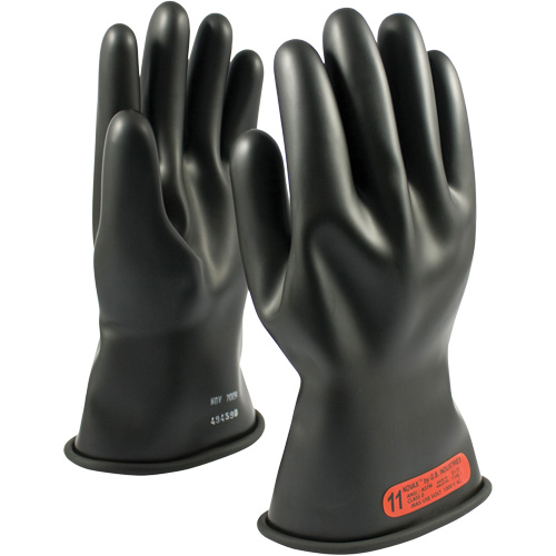 NOVAX&reg; Rubber Insulating Glove with Straight Cuff, ASTM Class 0, Size 9.5, 11" L Southpoint Industrial Supply