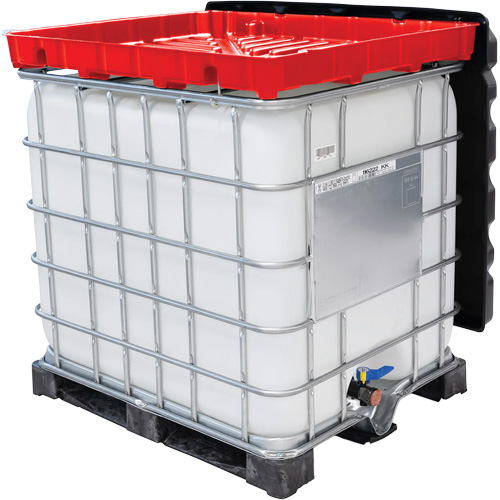 Ensemble dentonnoir GRV rouge pleine grandeur de 30 gal Southpoint Industrial Supply