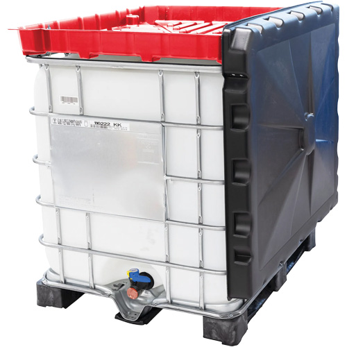 Ensemble dentonnoir GRV rouge pleine grandeur de 30 gal Southpoint Industrial Supply