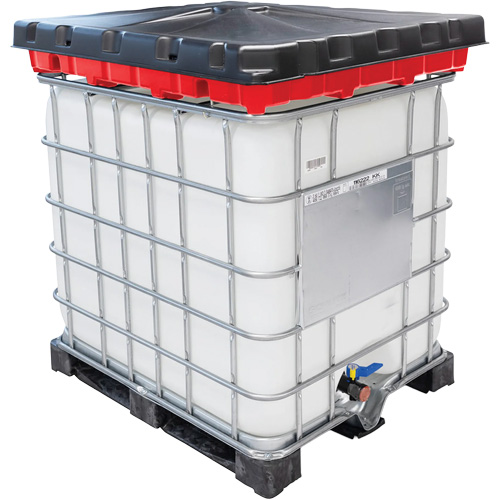 Ensemble dentonnoir GRV rouge pleine grandeur de 30 gal Southpoint Industrial Supply