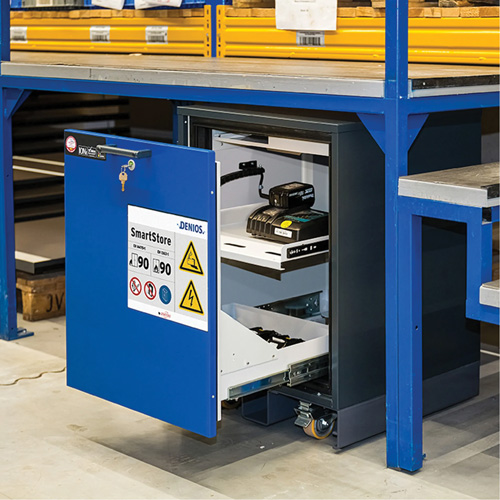 Lithium-ion Storage Under Bench with 90-Minute Fire Resistance Southpoint Industrial Supply