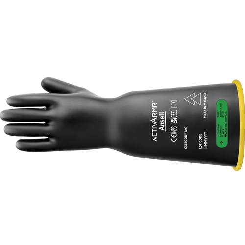 Gants de monteur de lignes en caoutchouc de latex ActivArmr, ASTM classe 3, Taille 10,5, 16" lo Southpoint Industrial Supply