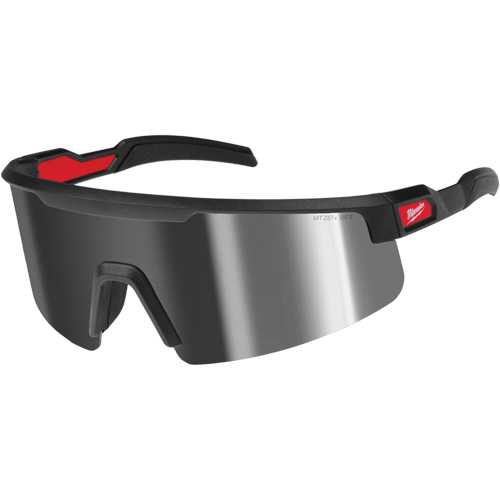 Wraparound Safety Glasses, Silver Mirror Lens, Anti-Scratch, ANSI Z87+/Meets/Exceeds CSA Z94.3 Southpoint Industrial Supply
