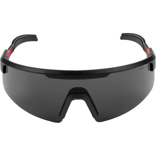 Wraparound Safety Glasses, Black Lens, Anti-Scratch, ANSI Z87+/Meets/Exceeds CSA Z94.3 Southpoint Industrial Supply