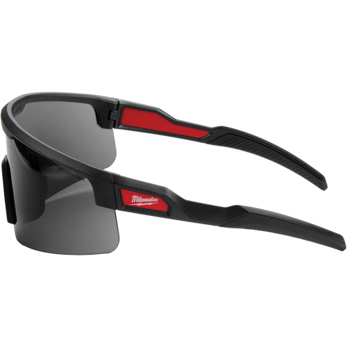 Wraparound Safety Glasses, Black Lens, Anti-Scratch, ANSI Z87+/Meets/Exceeds CSA Z94.3 Southpoint Industrial Supply