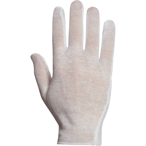 Superior&reg; ML40 Inspection Glove, Poly/Cotton, Hemmed Cuff, One Size Southpoint Industrial Supply