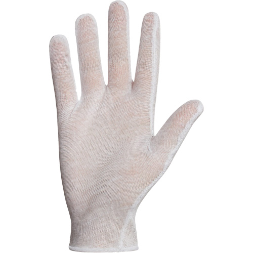 Superior&reg; ML40 Inspection Glove, Poly/Cotton, Hemmed Cuff, One Size Southpoint Industrial Supply