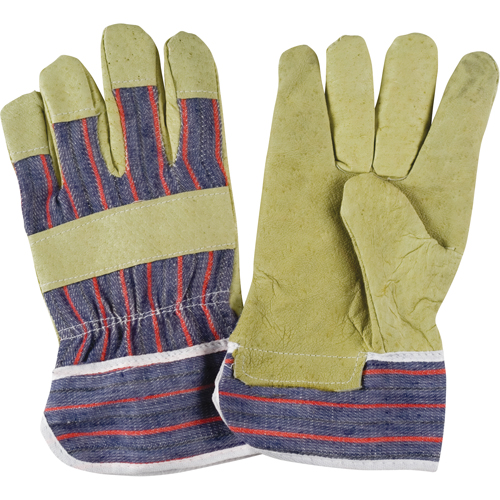 Abrasion-Resistant Comfort Fitters Glove, Large, Grain Pigskin Palm, Cotton Inner Lining Southpoint Industrial Supply