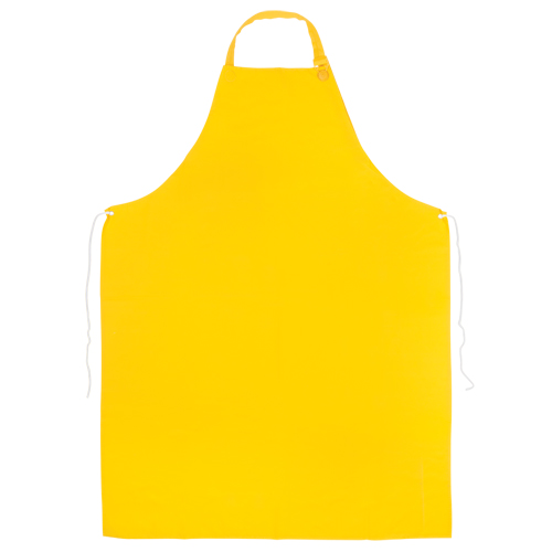 PVC Apron, PVC, Yellow, 35" W x 45" L Southpoint Industrial Supply