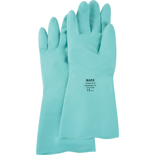 StanSolv&reg; Z-Pattern Grip Gloves, Size 6/X-Small, 13" L, Nitrile, 15-mil Southpoint Industrial Supply
