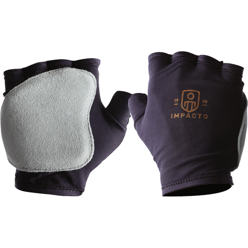 Gants antichocs sans doigts, main droite, T-petit, Paume en Cuir refendu, Poignet &agrave; enfiler Southpoint Industrial Supply
