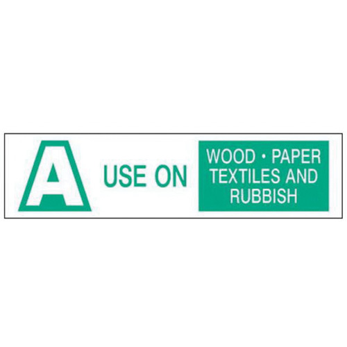 "A Use on Wood Paper Textiles and Rubbish" Labels, 6" L x 1-1/2" W, Green on White Southpoint Industrial Supply