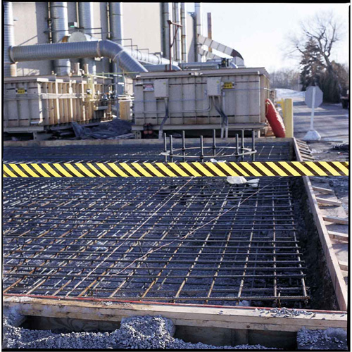 Barricade Tape, English, 3" W x 200' L, 3 mils, Black on Yellow Southpoint Industrial Supply