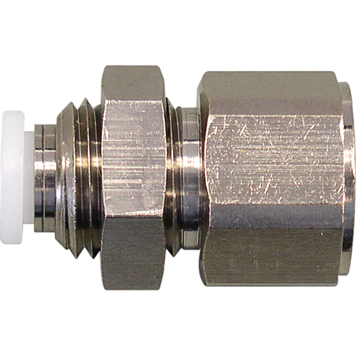 Raccord de cloison femelle filet&eacute;e Topfit, 1/4" dia., Polym&egrave;re Southpoint Industrial Supply