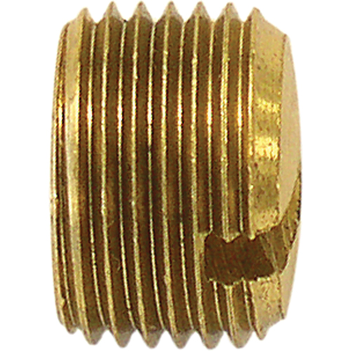 Pipe Plug (Slotted), 1/4" Dia., Brass Southpoint Industrial Supply