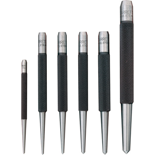 Centre Punches With Round Shanks, 5 Pieces Southpoint Industrial Supply