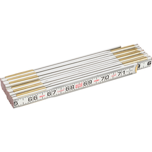 Red End&reg; Flat Reading Rule, 6' L, Wood Southpoint Industrial Supply