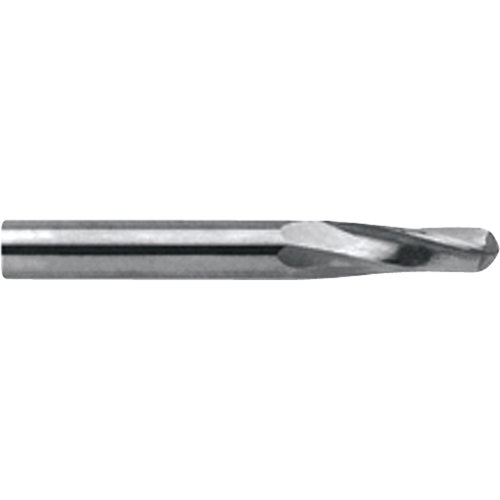 Ball End Extended Length End Mill, 1/8" Dia., 2 Flutes, Carbide Southpoint Industrial Supply