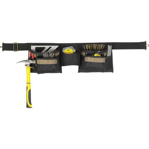 Ceinture &agrave; outils combin&eacute;e de luxe, Polyester, Noir Southpoint Industrial Supply