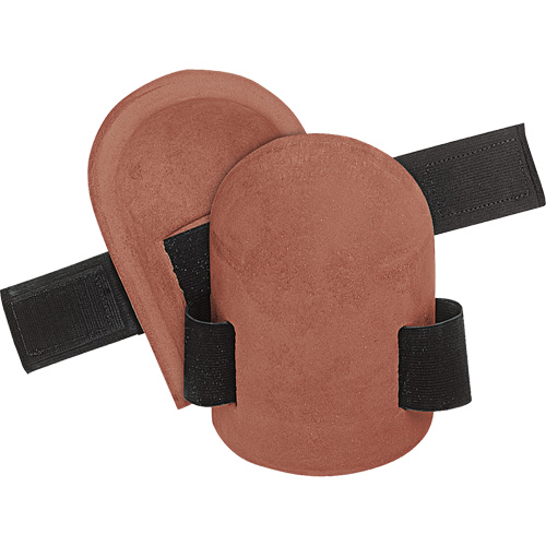 Molded Knee Pad, Hook and Loop Style, Rubber Caps, Rubber Pads Southpoint Industrial Supply
