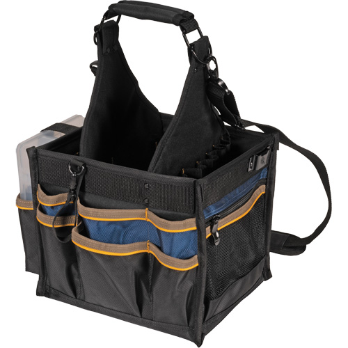 Large Electrical & Maintenance Tool Carrier, Polyester, 23 Pockets, Black Southpoint Industrial Supply