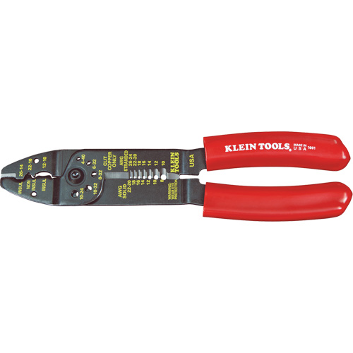 Outil multifonction : d&eacute;nudeur, sertisseur et coupe-fil, 8-1/2" l Southpoint Industrial Supply