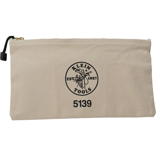 Zipper Tool Pouch, Canvas, 1 Pockets, Beige Southpoint Industrial Supply