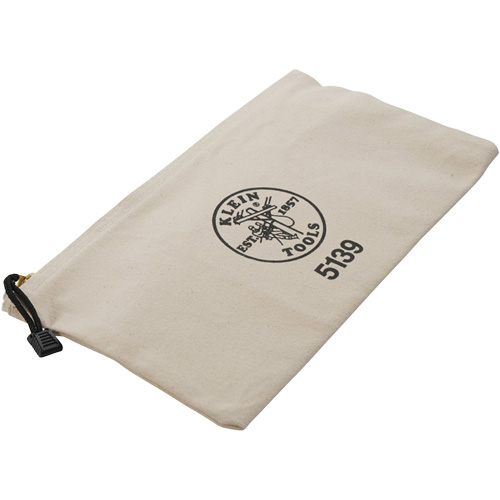 Zipper Tool Pouch, Canvas, 1 Pockets, Beige Southpoint Industrial Supply