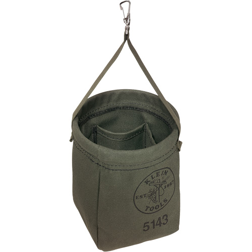 Tapered-Bottom Bag, 8" H, Canvas, Grey Southpoint Industrial Supply