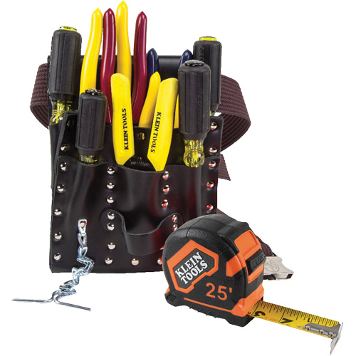 Electricians Tool Set, Leather, White Southpoint Industrial Supply