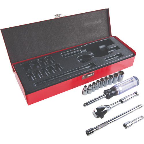 Jeu de cl&eacute;s &agrave; douilles &agrave; prise 1/4" Southpoint Industrial Supply