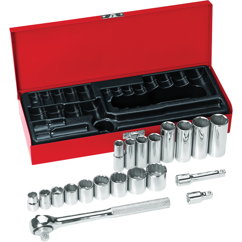 3/8" Drive Socket Wrench Set Southpoint Industrial Supply