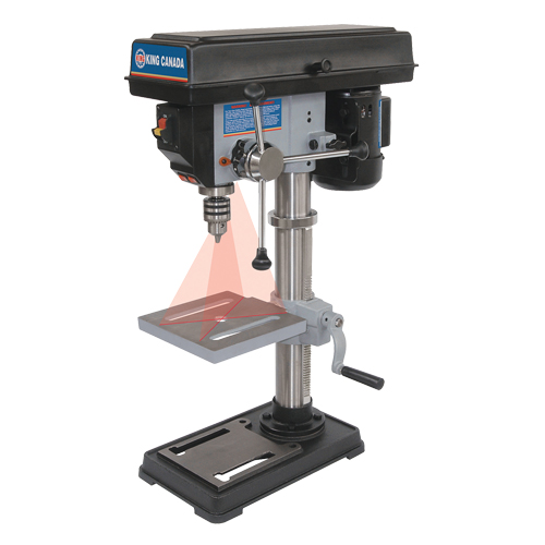 Perceuses &agrave; colonne avec laser, 10", Mandrin 1/2", 3050 tr/min Southpoint Industrial Supply