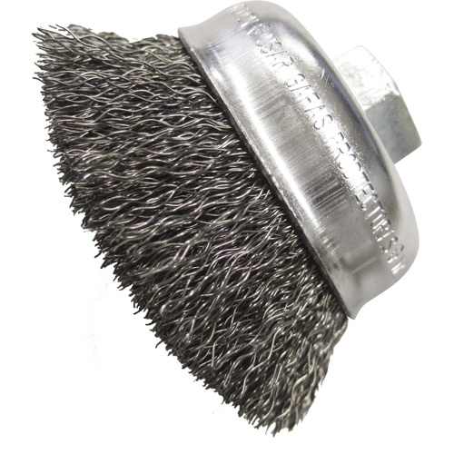 Brosses-boisseau &agrave; fils cr&ecirc;p&eacute;s 3 1/2" Southpoint Industrial Supply