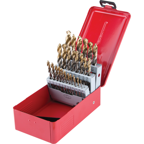 Jeu de forets courts, 29 morceaux, Acier rapide Southpoint Industrial Supply