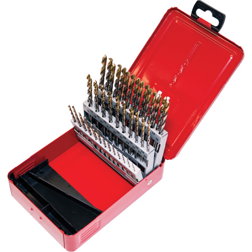 Jobber Drill Set, 60 Pieces, High Speed Steel Southpoint Industrial Supply