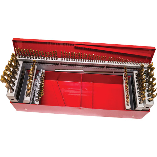 Jobber Drill Set, 115 Pieces, High Speed Steel Southpoint Industrial Supply