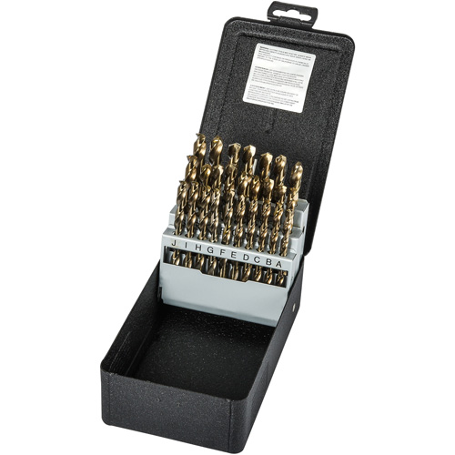 Jobber Length Drill Bit Set, 26 Pieces, High Speed Cobalt Southpoint Industrial Supply
