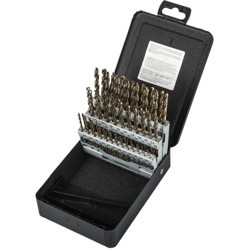Jobber Length Drill Bit Set, 60 Pieces, High Speed Cobalt Southpoint Industrial Supply
