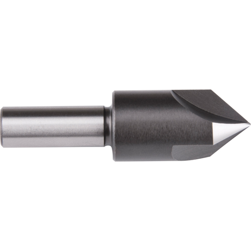Fraise &agrave; queue droite, 3/8", Acier rapide, Angle de 60°, 3 cannelures Southpoint Industrial Supply