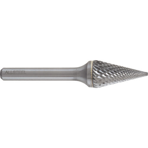 Fraise au carbure c&ocirc;nique ALLSTEEL, SM-5, 1/2" dia., 1/4" Tige, 7/8" Prof. de la coupe Southpoint Industrial Supply