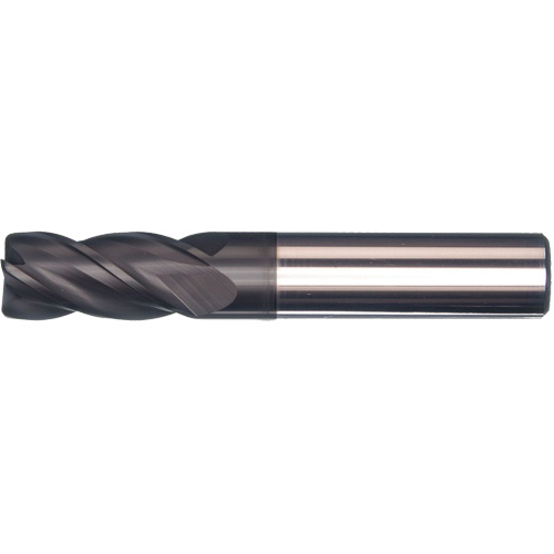 Unequal Helix End Mill, 1/2" Dia., 3" L, 4 Flutes, 1/2" Shank, Carbide Southpoint Industrial Supply