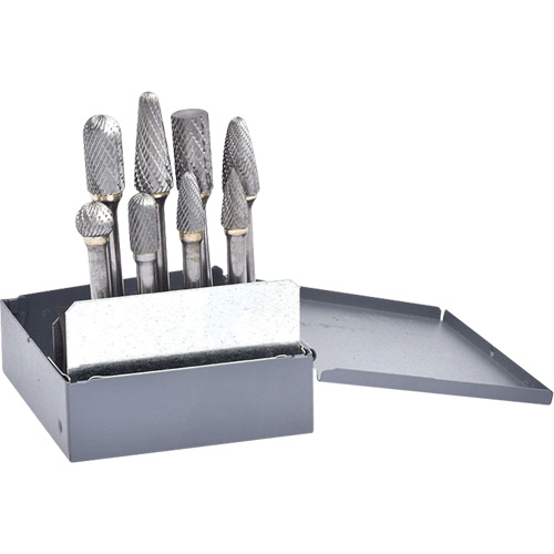 Double Cut Carbide Burr Set, 8 Pieces Southpoint Industrial Supply